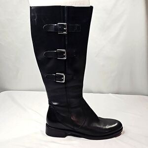 ECCO Hobart Womens Black High Riding Boots Size 9/9.5 (40)